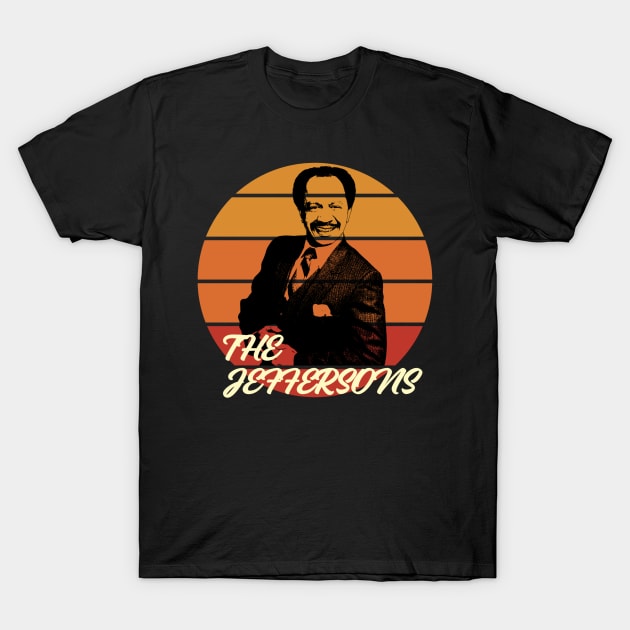 The Jeffersons t-shirt T-Shirt by Riss art